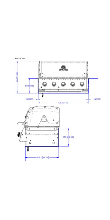 Газовый гриль Broil King Baron 520 BI