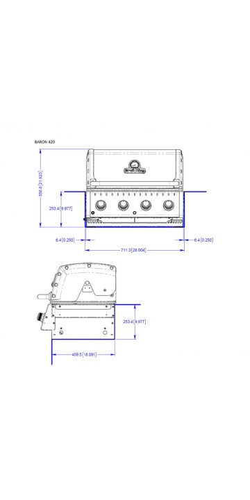 Газовый гриль Broil King Baron 420 BI