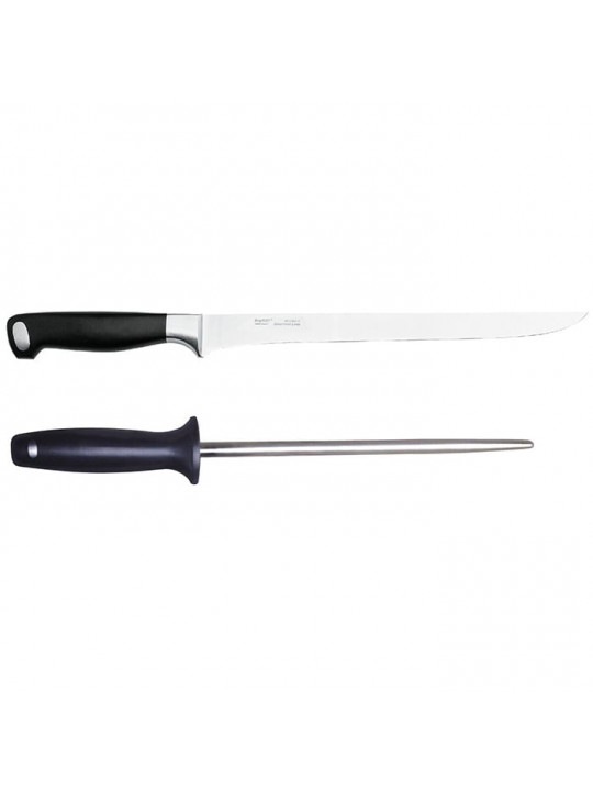 Berghoff набор Gurmet Line, нож для ветчины и мусат
