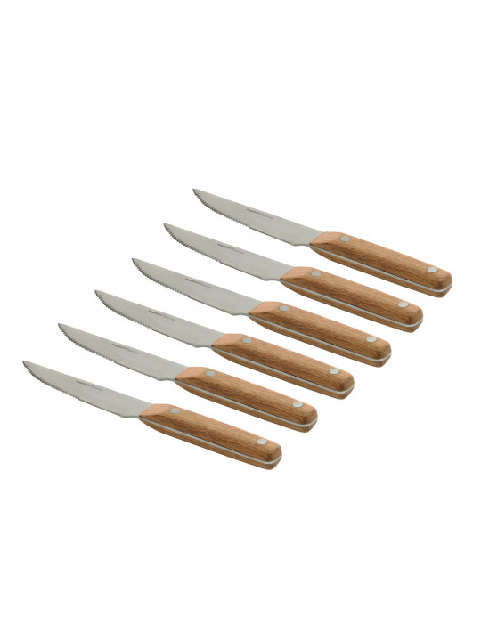 Berghoff набор ножей для стейка с деревянными ручками 23 см 6 пр