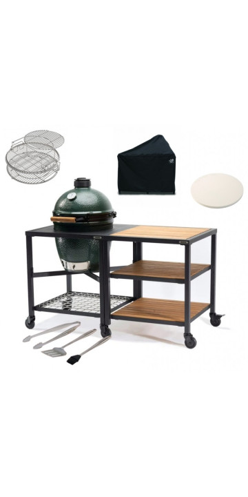 Комплект гриль Big Green Egg Large в столе