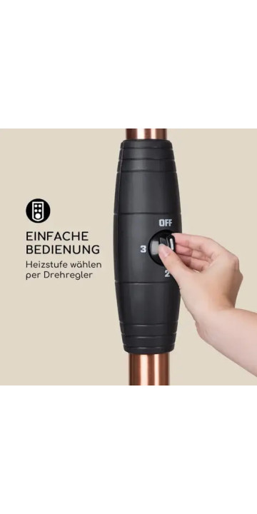 Інфрачервоний електричний обігрівач Blumfeldt Heatspot