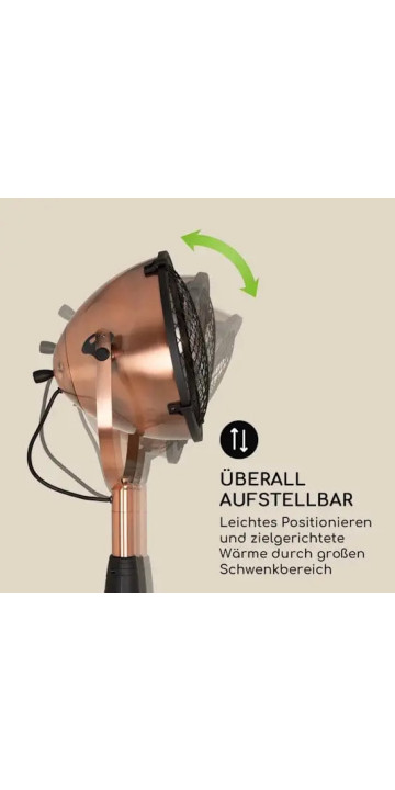 Інфрачервоний електричний обігрівач Blumfeldt Heatspot