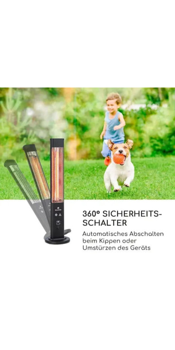 Інфрачервоний обігрівач Blumfeldt Heat Guru Plus Black