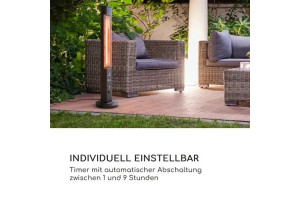 Інфрачервоний обігрівач Blumfeldt Heat Guru Plus Black