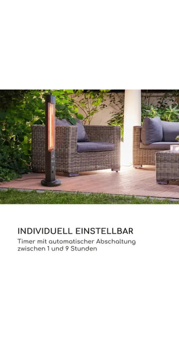 Інфрачервоний обігрівач Blumfeldt Heat Guru Plus Black