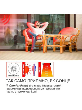 Інфрачервоний електричний обігрівач Blumfeldt Heatbell Wall Smart