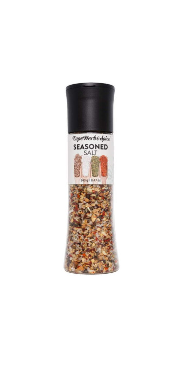 Суміш солі зі спеціями у млині, 240 г Cape Herb & Spice