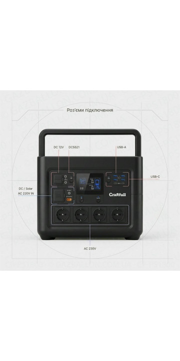 Зарядная станция Craftfull PS1800