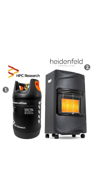 Комплект Heidenfeld Inferno GH100 и баллон HPCR 24,5л с отсекателем Комплект Heidenfeld Inferno GH100 и баллон HPCR 24,5л с отсекателем