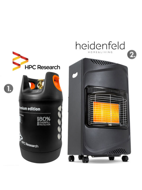 Комплект Heidenfeld Inferno GH100 и баллон HPCR 24,5л с отсекателем Комплект Heidenfeld Inferno GH100 и баллон HPCR 24,5л с отсекателем
