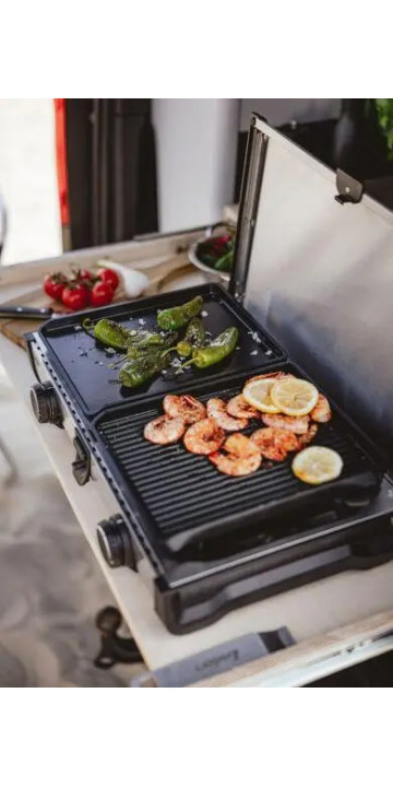 Портативная газовая плита-гриль на 2 конфорки Enders RYDA 2Z GP