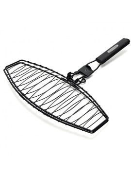 Сетка для рыбы со съемной ручкой Grill Pro