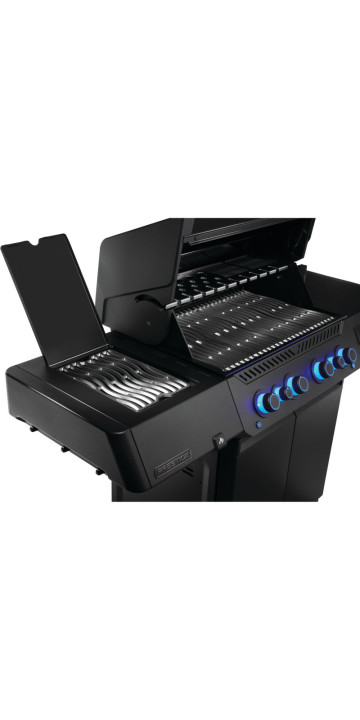Газовый гриль Napoleon Phantom Prestige 500 Connected, черный мат