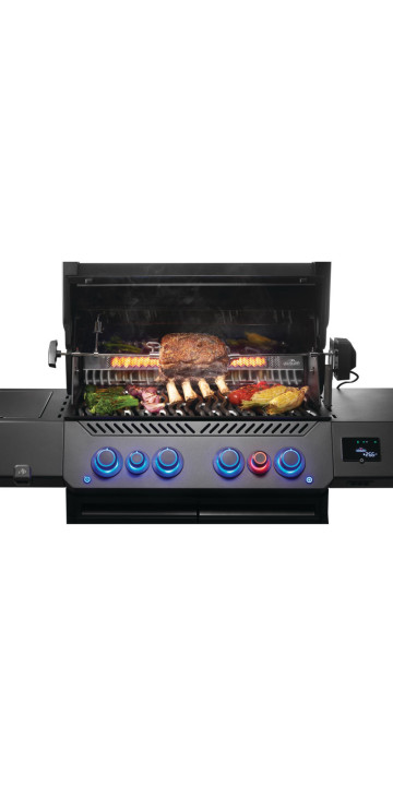 Газовый гриль Napoleon Phantom Prestige 500 Connected, черный мат