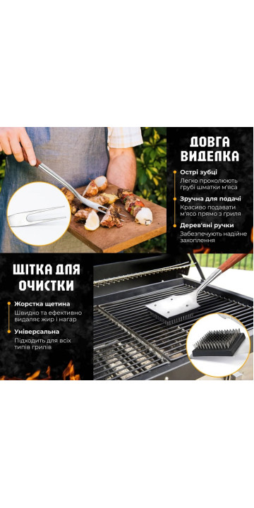 Набор для гриля и барбекю Viking Create 5 предметов