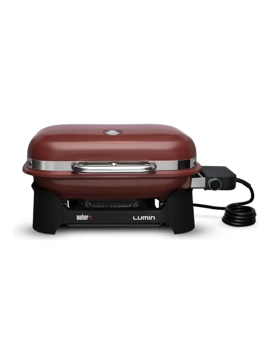 Електричний гриль Weber Lumin Compact 1000, червоний