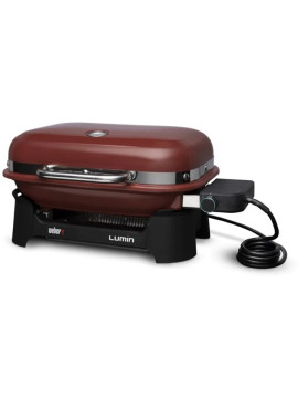 Електричний гриль Weber Lumin Compact 1000, червоний