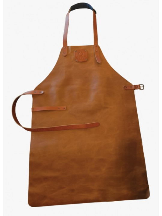 Кожаный фартук OFYR Leather Apron Brown